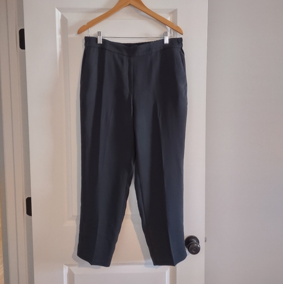 J. Crew Factory Jamie Pant Tapered Leg Pull-On Black - Picture 2 of 16